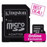 Kingston Micro SD 128gb Class 10